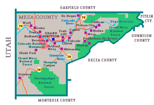 Map Of Mesa County Colorado The Change Project: Mesa County, Colorado