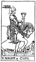 knight of
cups tarot card