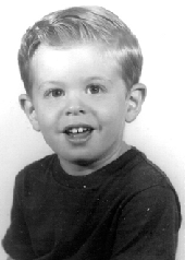 a photograph of mandel as a toddler