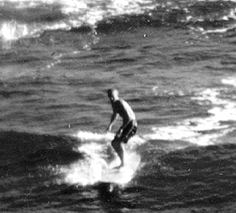 surfing the waves