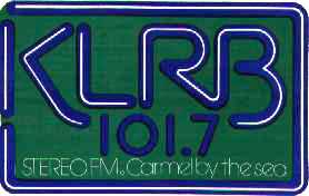 An early bumper sticker from KLRB