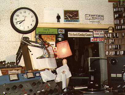 The original KFAT studio on Monterey Street