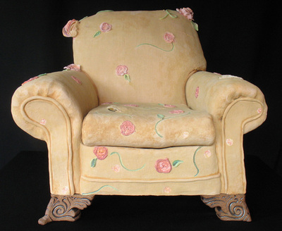 Ceramic Chair by Vicki Gunter