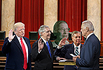 Trump, McConnell, Ginsburg, Graham and Biden