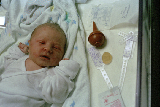 after first bath--detail