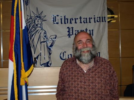 Jack Woehr at 2008 Colorado Libertarian Convention