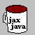 Cute "jax java" coffee cup