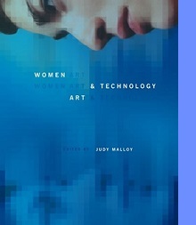 book cover for WAT showing a woman and reflection on a blue background