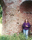 me in an alcove of the ruins
