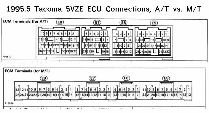 5vz fe схема подключения