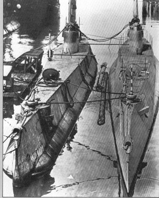 the BC submarine fleet circa 1914
