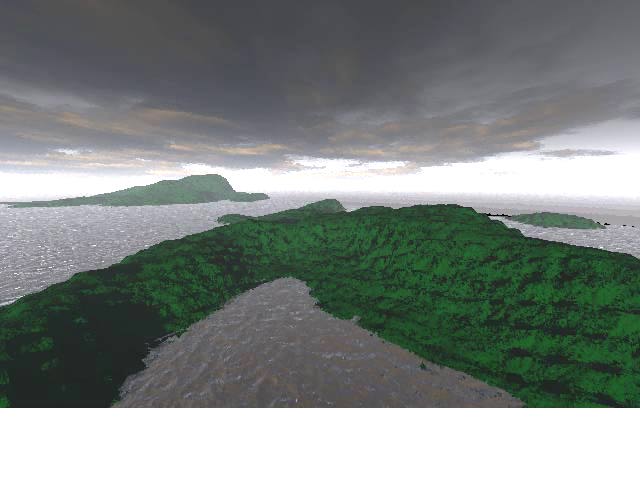 Sugar Hill TERRAGEN rendition- glacial flood simulation looking NW