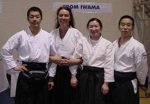 Friends from Iwama, Japan, in Denver. 2004.