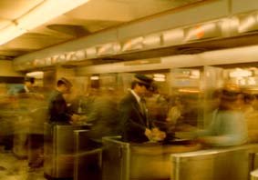 One million commuters through Shinjuku station