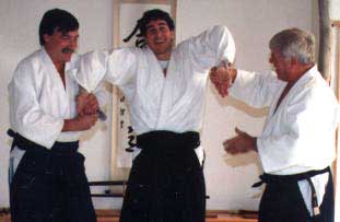 Mark Binder (Center) with Glenn Webber (L) and Lou Perriello (R)