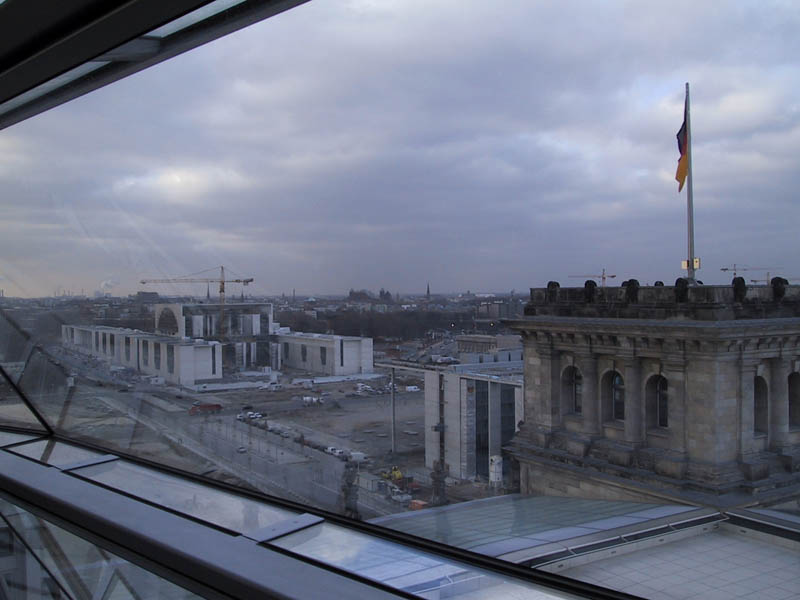 Buildings North From the roof of the Reichstag