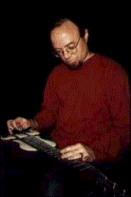 Brad Bechtel playing lap steel, 1998