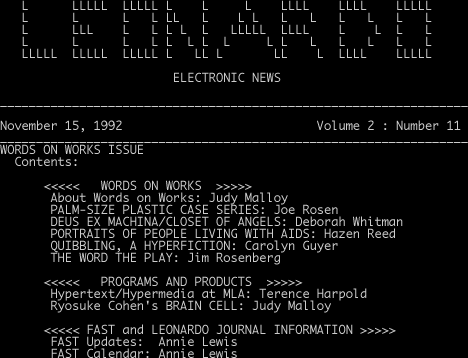 Leonardo Electronic News Contents