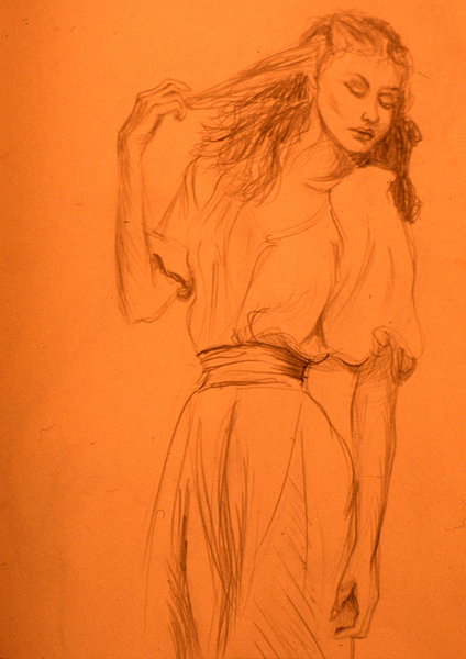 Sepia Figure