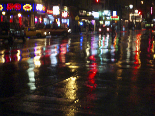 Liquid Light Mixed With Blur