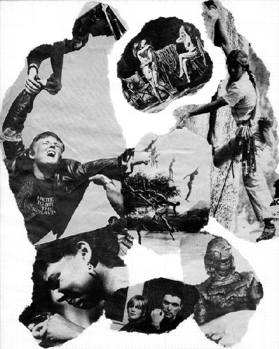 Black & White Photocopy Collage