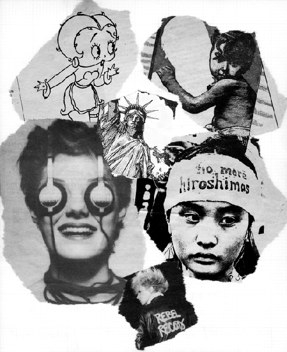 Black & White Photocopy Collage