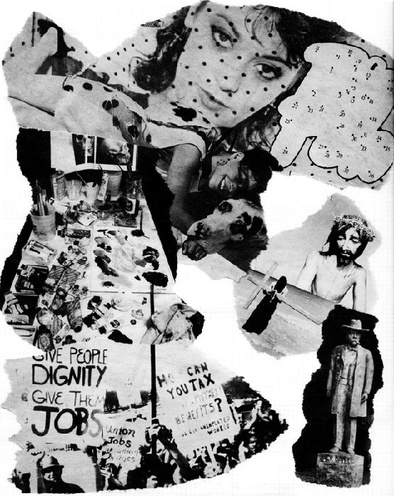 Black & White Photocopy Collage