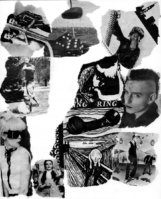 Black & White Photocopy Collage