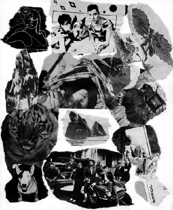 Black & White Photocopy Collage