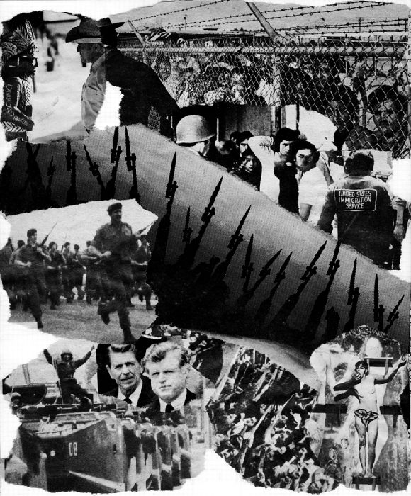 Black & White Photocopy Collage