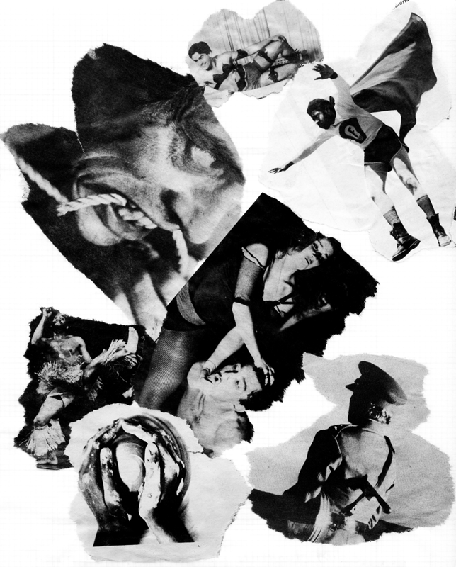 Black & White Photocopy Collage