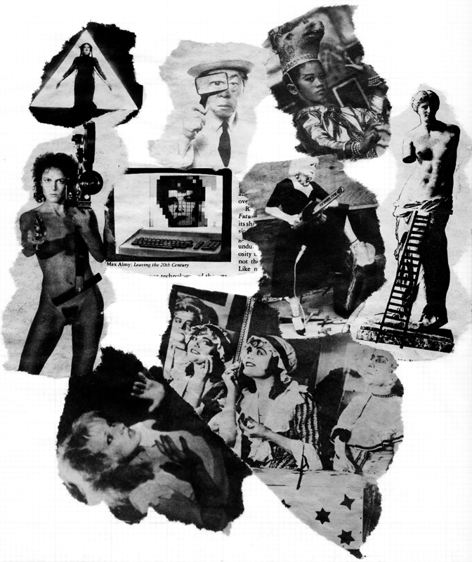 Black & White Photocopy Collage