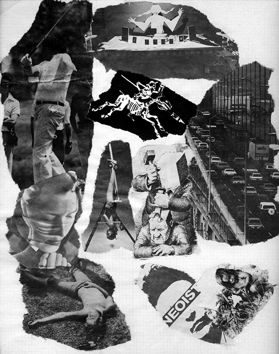 Black & White Photocopy Collage