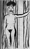 Nude ink drawing thumbnail