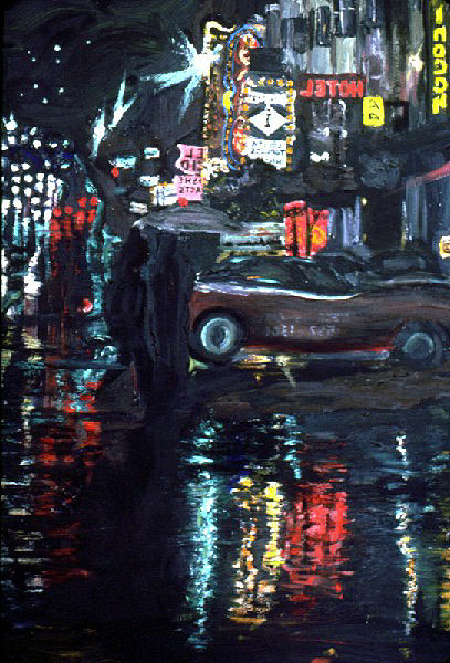 Broadway Painting Detail