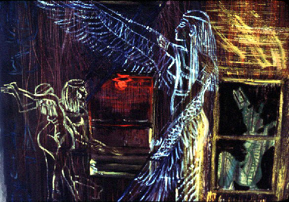 Detail of Isis painting