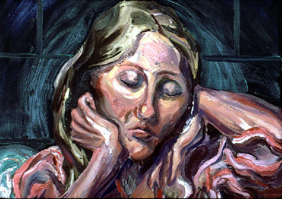 Detail of Tripping painting