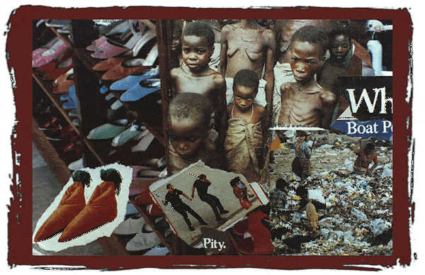 A
          small section of the collage of the 60's