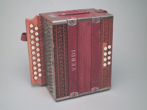 Verdi (later Hohner) 2-row Button Accordion