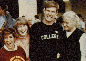Me in the quad at Glendale High, 1984