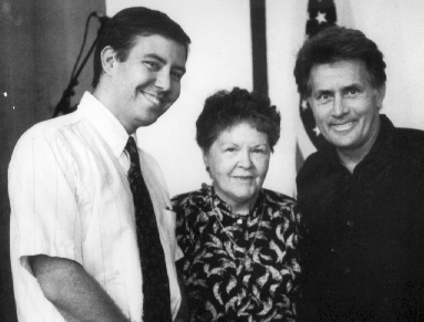 Image of me, a nun, and Martin Sheen