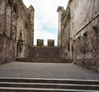 looking away from the arches