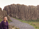 me sitting near a rock formation called The Pipe Organ