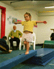 Josephine on the balance beam