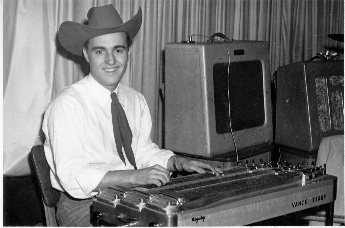 Vance Terry and his Bigsby steel, 1954